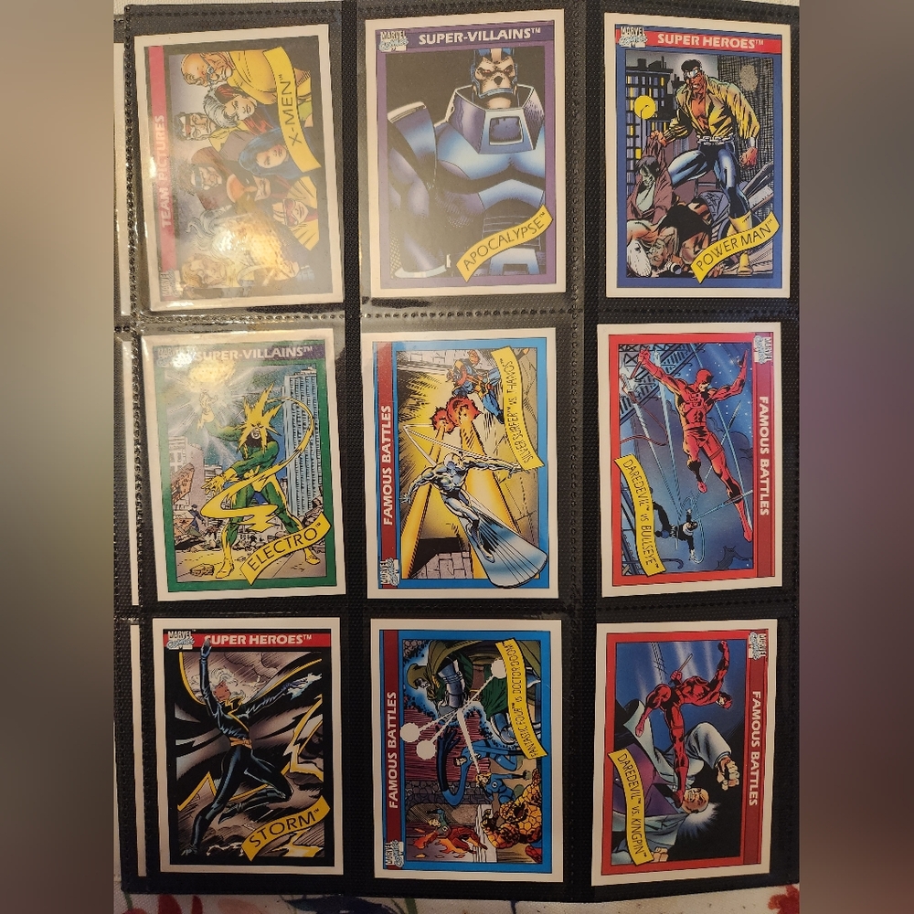 Marvel Comics collectible card 1990